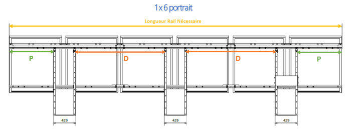 Schéma représentant les différentes dimension utilisé pour le calcul